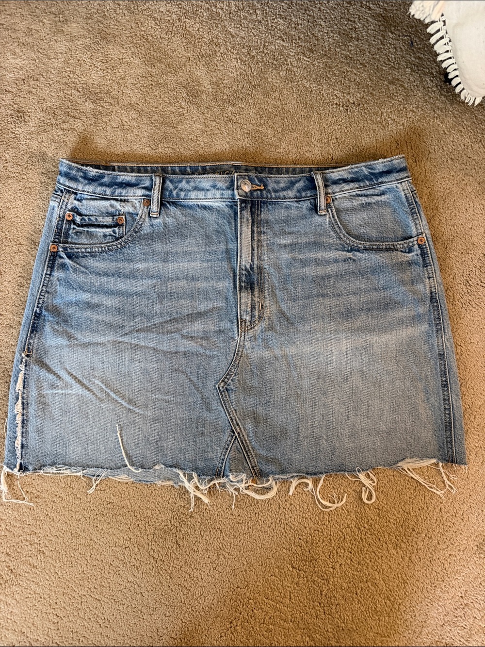 American Eagle Outfitters Light Blue Denim Mini Skirt